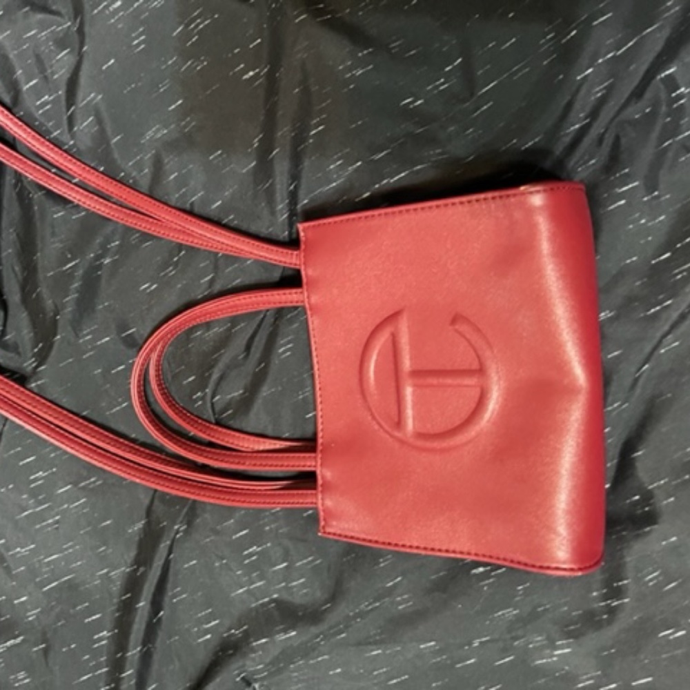 Like New Burgundy Small Telfar Shopping Bag